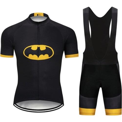 Cute Cycling Jersey Sets Summer Breathable Bicycle Team Racing Uniform Clothing Bib Shorts Sleeve Men MTB Bike Sportwear Uniform