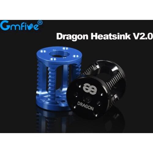 GmFive Dragon Heat Sink V2.0 Dragon Heatsink For Dragon Hotend V2.0 Extruder For Titan BMG Extruder V6 Heatsink 3D Printer Parts