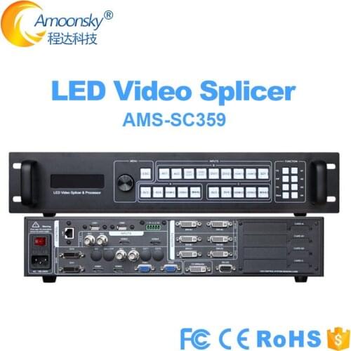 Led video splicer SC359 6k full color mulit-window video wall processor for outdoor advertising led screen display