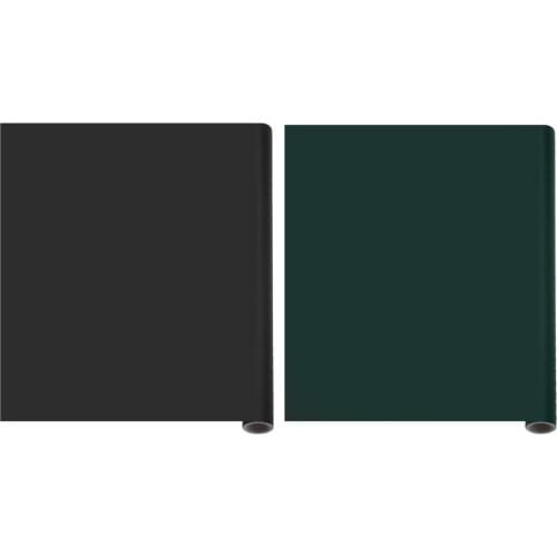 200*60cm PVC Waterproof Blackboard Sticker Movable Children Graffiti Writing Board w/ 5pcs chalks for School Office Home Black