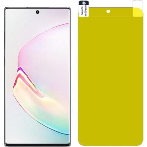 3D Full Cover Soft TPU Film For Samsung Note 10 Plus Screen Protector For Galaxy Note10 Plus Clear TPU 3H Protective Front Film
