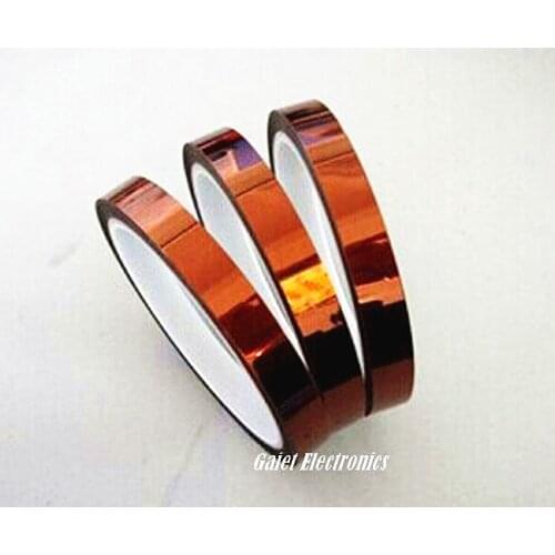 5PCS High Temperature Heat Resistant Adhesive Tape 33mt*20mm PCB SMT Soldering Shielding