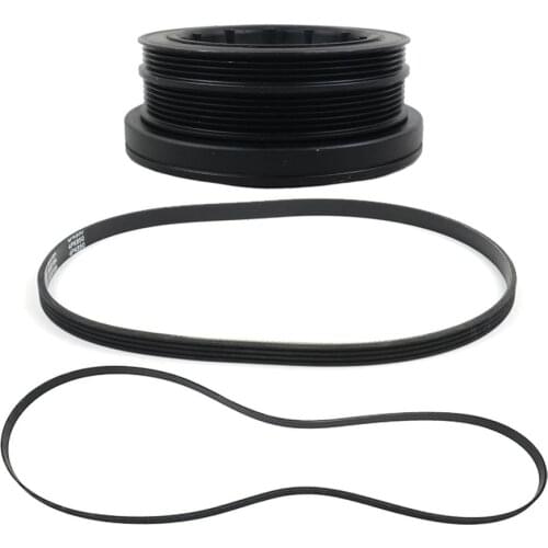 AP03 New Crankshaft Pulley Set For BMW 3 5 7 Series E46 E90 E92 E60 E61 E65 E66 E67 X3 E83 525d 530d 535d 730d 330d 330xd