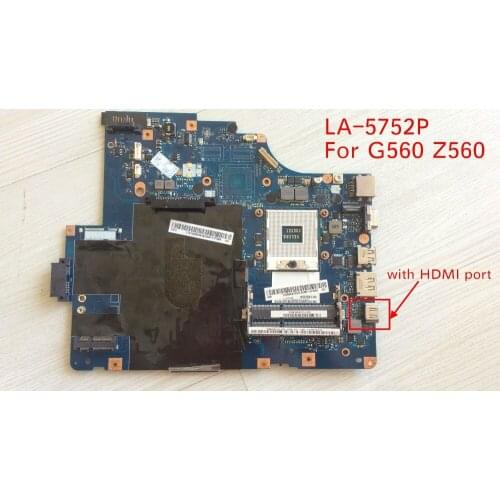 Free Shipping for Lenovo Z560 G560 NIWE2 LA-5752P motherboard ( with HDMI Port )