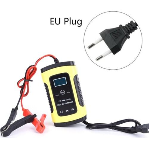 Fast Power Charging Wet Full Automatic Intelligent Car Battery ChargerDry Lead Acid Digital LCD Display