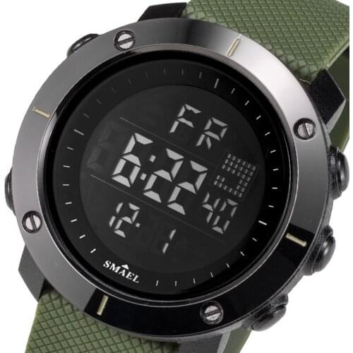 SMAEL Men Watches Luxury Brand Waterproof Military Sport Watch Mens LED Digital Army Wrist Watch Male Clock Relogio Masculino