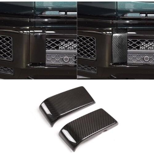Dry Carbon Fiber Front Rear Bumper Decorative Cover Trim Sticker Fit For Mercedes Benz W464 G63 G500 G550 2019-2020