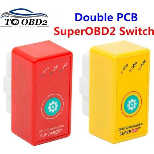 Double PCB Full Chip PIC16F59 NitroOBD2 Upgrade Reset Function Super OBD2 ECU Chip Tuning For Benzine/Diesel More Power Torque