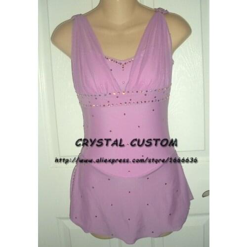 Purple Girls Figure Skating Dress New Brand Ice Skating Dresses Custom-made For Competition DR4827