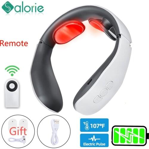 Electric Heating Massager For Neck Relief Pain Tool Promote Blood Circulation Muscle Stimulator Relaxation Machine