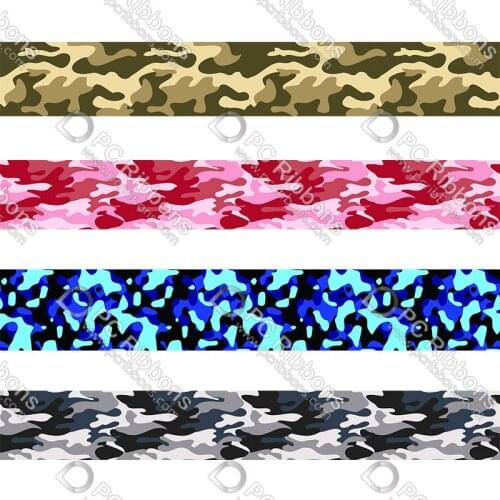 Camouflage pattern printed grosgrain ribbon Home DecorationBelt Gift Packing Wedding Decoration 50 yards