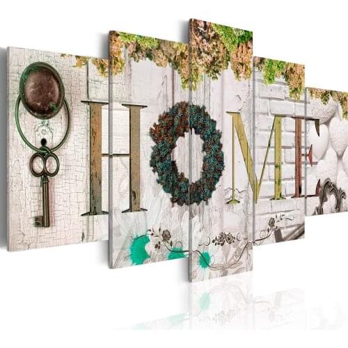 5 Pieces Nordic Forever Love for Family Cuadros Paintings Wall Art Home Decor Canvas Pictures Posters Decoration Accessories