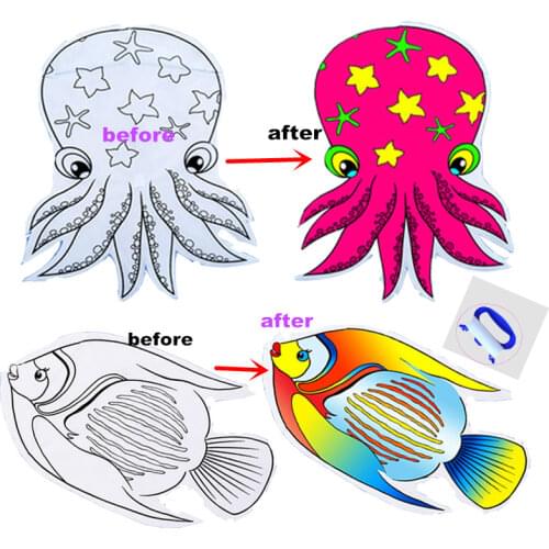 New Arrive High Quality Outdoor Fun Sports DIY Kite With flying tools 1set/3pcs Good Flying for kids Factory Outlet