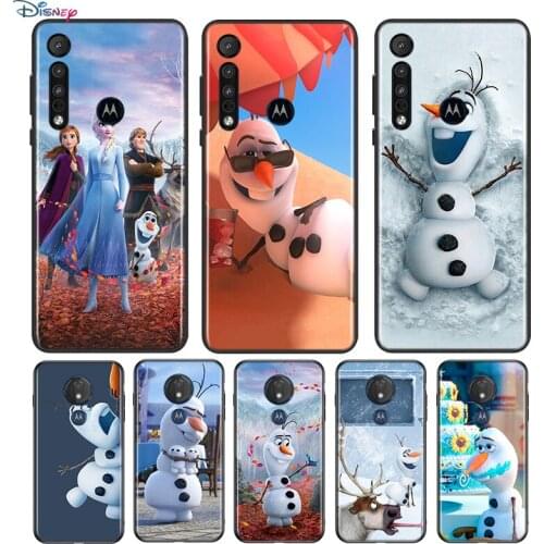 Olaf Snowman Frozen For Motorola G9 G8 G Stylus Power One Fusion Hyper Edge E7 E6 5G Plus Play Lite Soft Phone Case