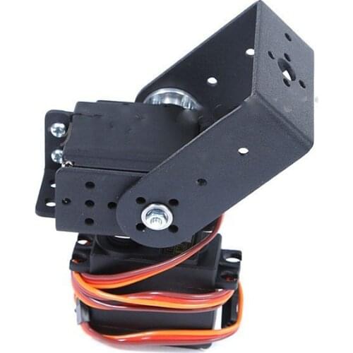 MG995 MG996 Steering Gear Pan and Tilt Mount Mechanical 2 DOF Robot Servo Mount Set Bracket Sensor Mount Kit RC Car Boat