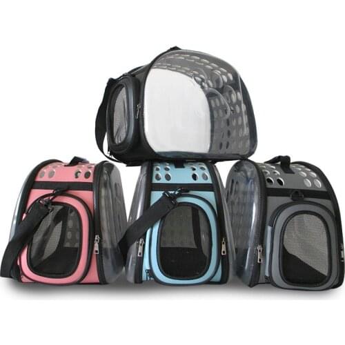 Foldable Dogs Cat Bag Breathable Portable Pet Carrier Bag Outdoor Travel backpack for Cat and Dog pet Backpack
