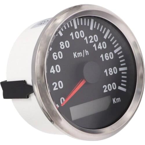 85mm Universal GPS Speedometer Waterproof 200 km/h 120kmh Speed Meter fit Car Motorcycle Marine Boat Speedometer for BMW