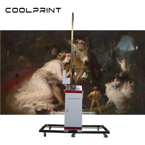 Vertical 3D wall printer direct to wall decoration machine wall painting machine