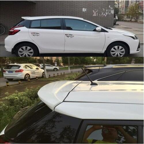 ABS Rear Wing Spoiler, Trunk Boot Spoiler For Toyota Yaris L 2014 2015 2016 2017 1 order