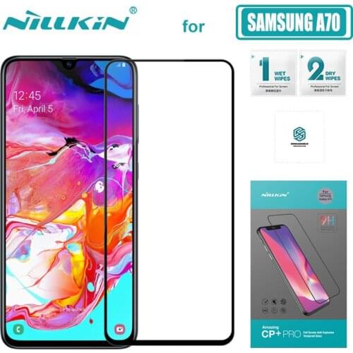 For Samsung Galaxy A70 Glass Nillkin CP+ Pro Full Cover Ultra-Thin Tempered Glass Screen Protector for Samsung A70 Nilkin Glass