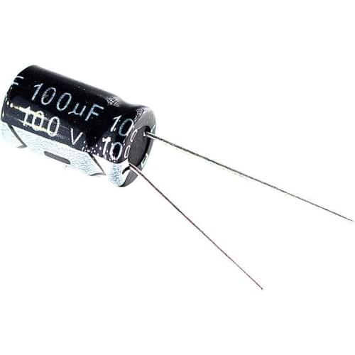 10pcs 100V100UF volume 10x16mm Aluminum electrolytic capacitors 100V100UF
