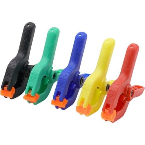 10pcs 2 inch Woodworking Spring Clamp A-shape Plastic Wood Clips Hardware Woodworking Tools