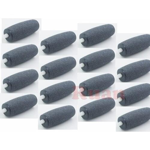16pcs Replacement Roller Heads for S choll Velvet Smooth Amope Express Pedi Skin Remover Foot Care Foot Top Quality Freeshipping