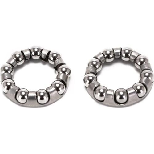 2pcs Bicycle bearingCages Bike Cycling Shafts Bicycle Rear Wheel Axle 1/4 Inch x 9 Ball Bearing