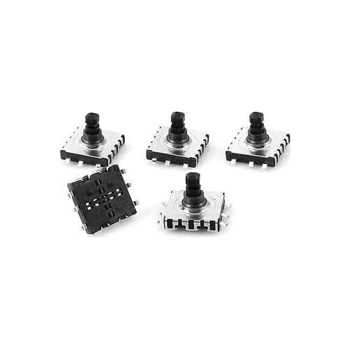 5 Pcs 10x10x9mm 6 Pin 5 Way Momentary Square SMD SMT Tactile Tact Switch