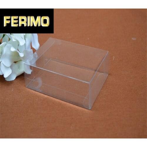 50pcs/lot 41 Sizes New Clear PVC Box Packing Wedding/Christmas Favor Box Chocolate Candy Case Apple Gift Event Transparent Box