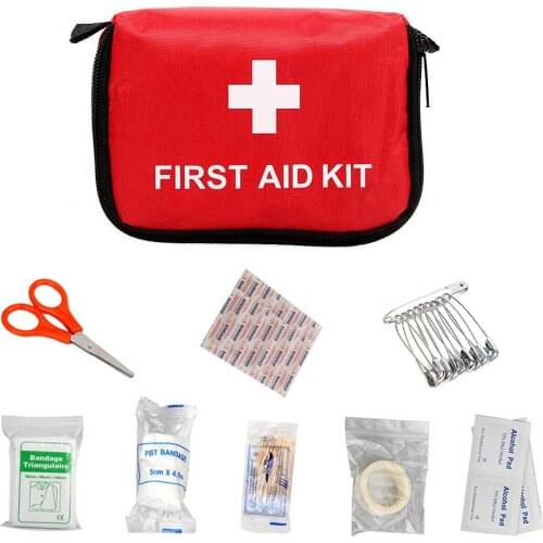 9Pcs Small All Emergency Survival Kit Mini Family First Aid Kit Sport Travel Kit Home Medical Bag Outdoor Car First Aid Friendly
