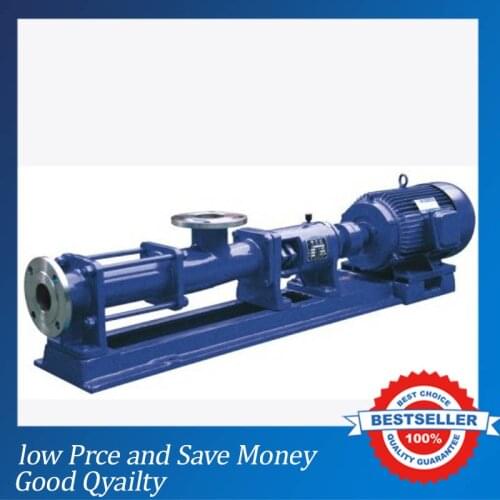G20-1 Stainless Steel Screw Pump 0.75kw Screw Mud Pump