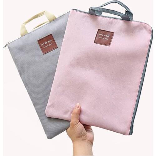 Kawaii 13-inch Computer Folder For Documents Business Office Bag File Storage Bag Laptop Briefcase School Supplies Stationery