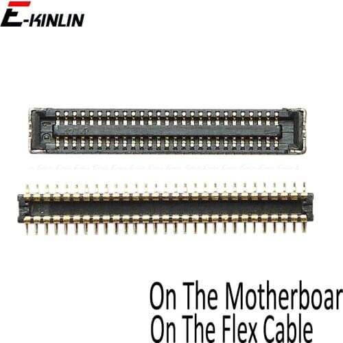 2pcs FPC Connector For iPhone 6 6S Plus Lcd Digitizer 3D Touch Screen Connector Clip On Motherboard Flex Cable