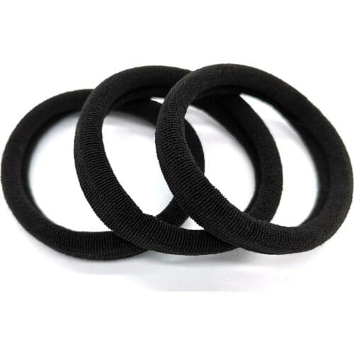 Large 20 Piece Set Rubber Band Tie Gum Hair Loop Rope Rubber Spring Ponytail Fixer Elastic Black Hair Accessories For Women