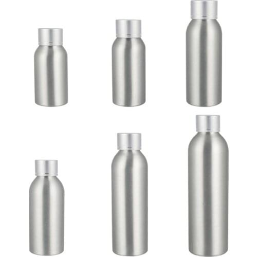 Rustproof Aluminum Bottle Storage Suitable Makeup Bottle Refillable Bottle for Lotion Toner Fishing Food