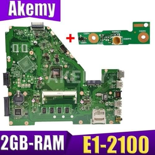 NEW!!! Laptop Motherboard For ASUS X550C X550CC X550CL A550C K550C X550C Y581C X550CA Mainboard W/ E1-2100 2 cores 2GB-RAM