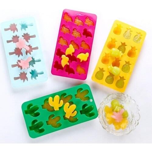 Silicone Cactus Ice Cream Cake Chocolate Cookies Baking Mold Ice Cube Soap Mold Tray Hot Sale Kitchen Decoration Molds Tools