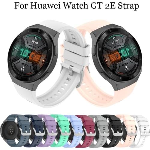 Sport Silicone Watch Strap For Huawei watch GT 2e original SmartWatch band Replacement Huawei GT2e Wriststrap 22mm Bracelet belt