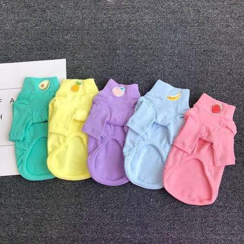 Cute Dog Sweater Soft Pet Clothes for Dogs Shirt Cotton Dog Clothes Chihuahua Yorkshire Clothing for Dog Coat Puppy Pet Clothing