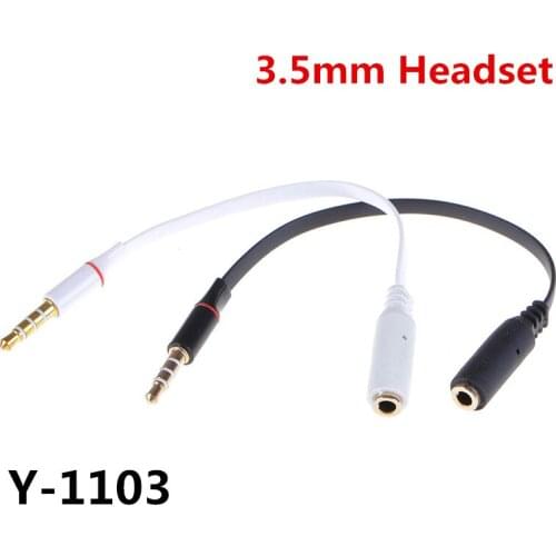 Male To Female 3.5mm US Jack Audio Extension Cable Cord 3.5 NS Cables Cord Length 18cm