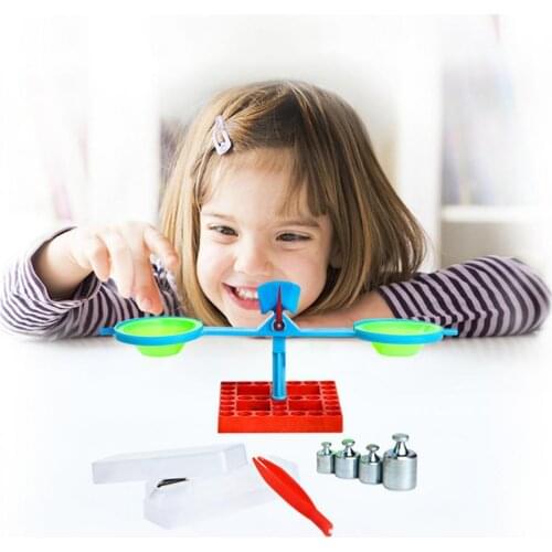 Pallet Balance Toy Creative Educational DIY Self Assembly 3D Balance Scale for Kids Home Kindergarten Science Aids Gifts