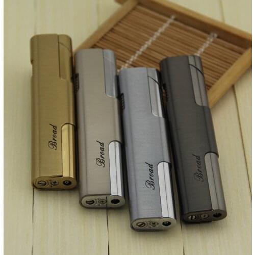Windproof Electroplating Metal Portable Butane Gas Lighter Gadgets For Men