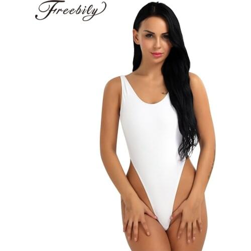 Womens One-piece Swimwear Summer Bathing Suits High Cut Thong Leotard Bodysuit Beach Wear Femmme Underwear Sexy Women Swimsuits