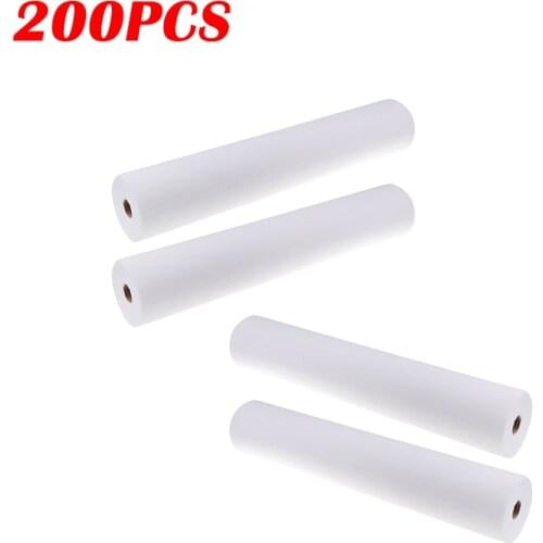 200PCS Disposable Salon Spa Bed Cover Bed Sheets Waxing Massage Bed Table Covers Roll Tattoo Supplies White 50x70cm