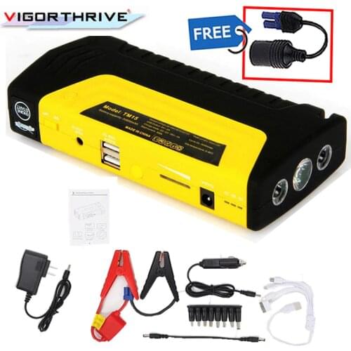 Emergency Car Jump Starter 12V Starting Device USB Portable Power Bank Car Battery Jump Starter Startup for car jumper starter