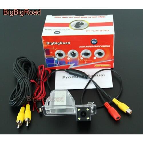 BigBigRoad Car Rear View Reverse Backup Camera For Leopaard CS10 2015 2016 2017 2018 night vision waterproof parking camera