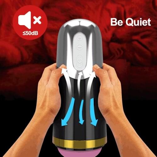 Mastubation Cup 18cm Deep Masturbator Male Pulse Vibrating Soft Silicone Mute Strong Vibnration Sex toys for Men