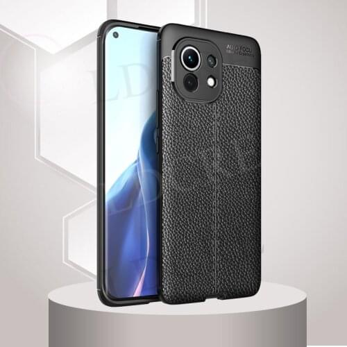 For Xiaomi Mi 11 Case silicone Shockproof Luxury Leather TPU Case For Xiaomi Mi 11 Cover for Xiaomi Mi 11 Mi 10T Lite Mi 10T Pro