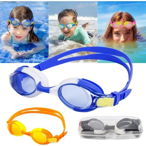 Swimming Goggles Kids Anti-fog And Leak-Proof High-Definition Childrens Silicone Swimming Goggles очки для плавания E2